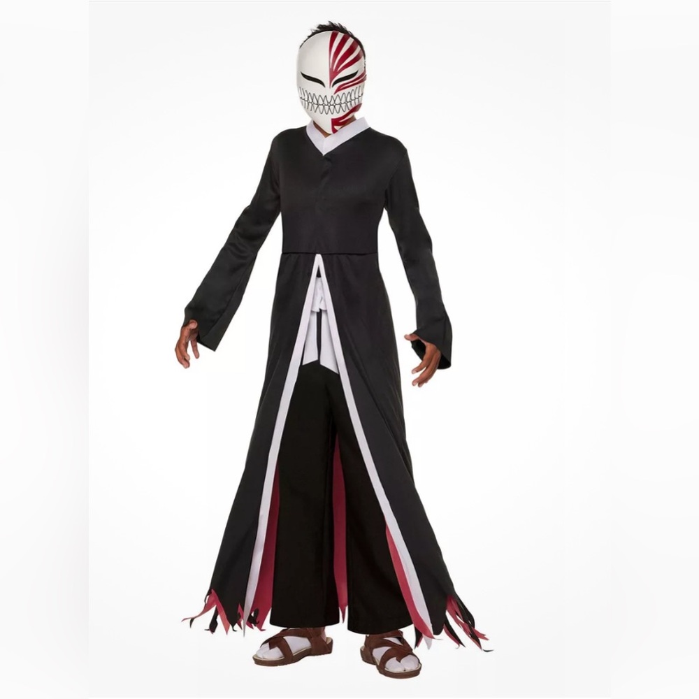 InSpirit Designs, LLC Bleach Ichingo Robe With Mask Child Costume | X-large